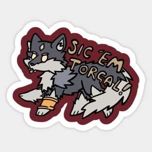 Sic 'Em Torgal Sticker